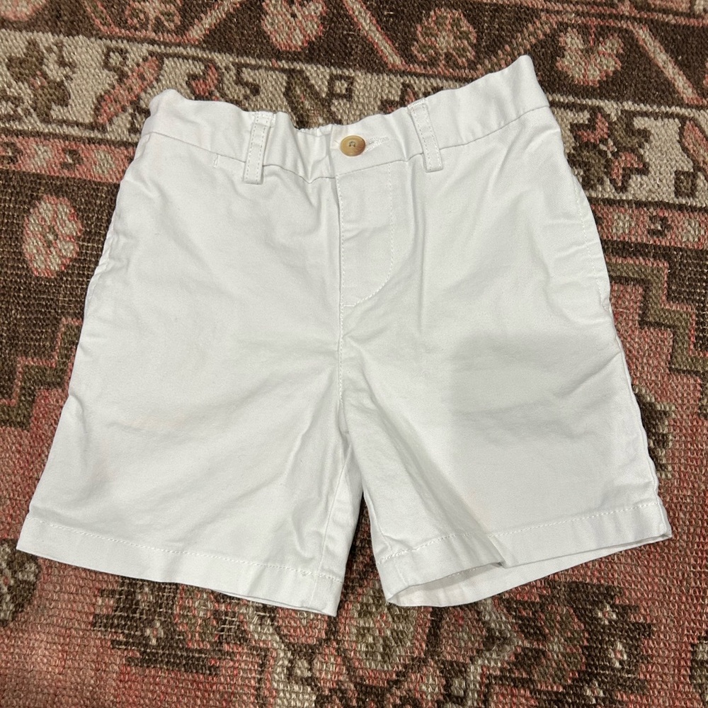Ralph Lauren 24 month white khaki shorts
